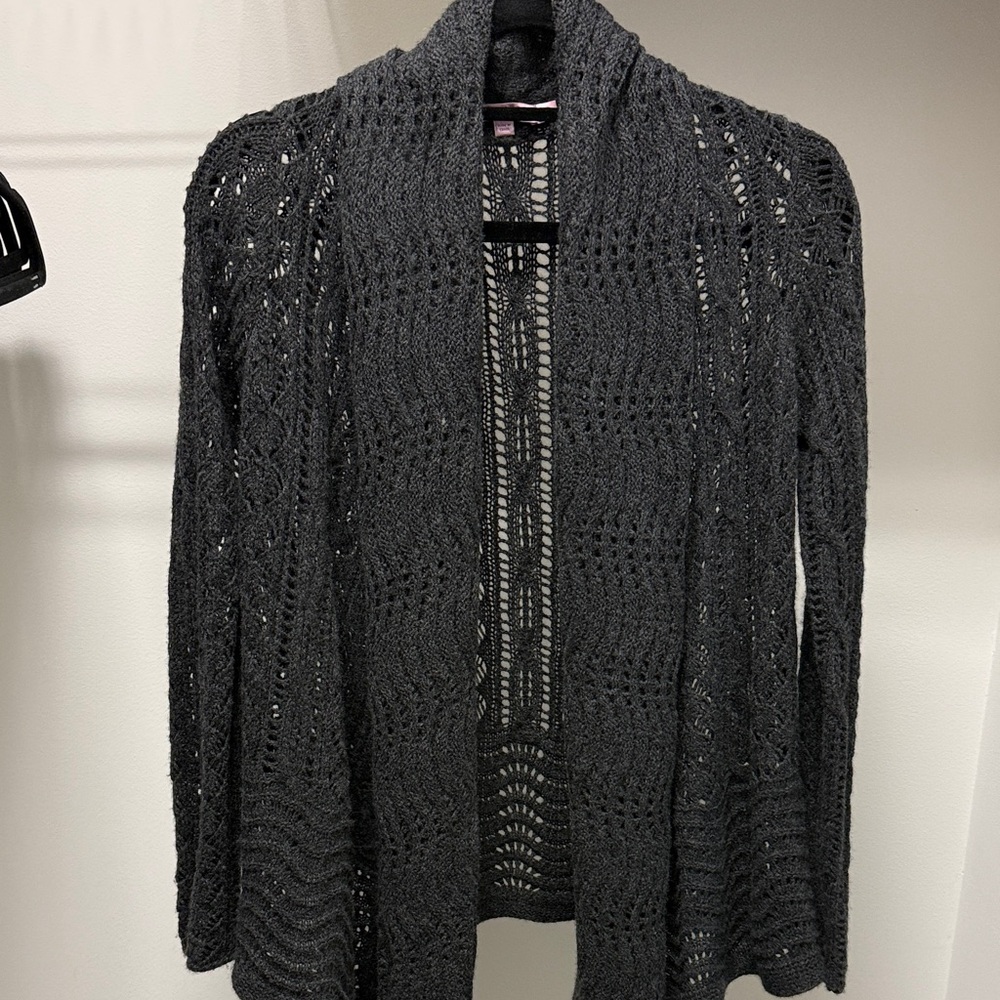 Calypso St. Barth Dark Gray Knit Cardigan